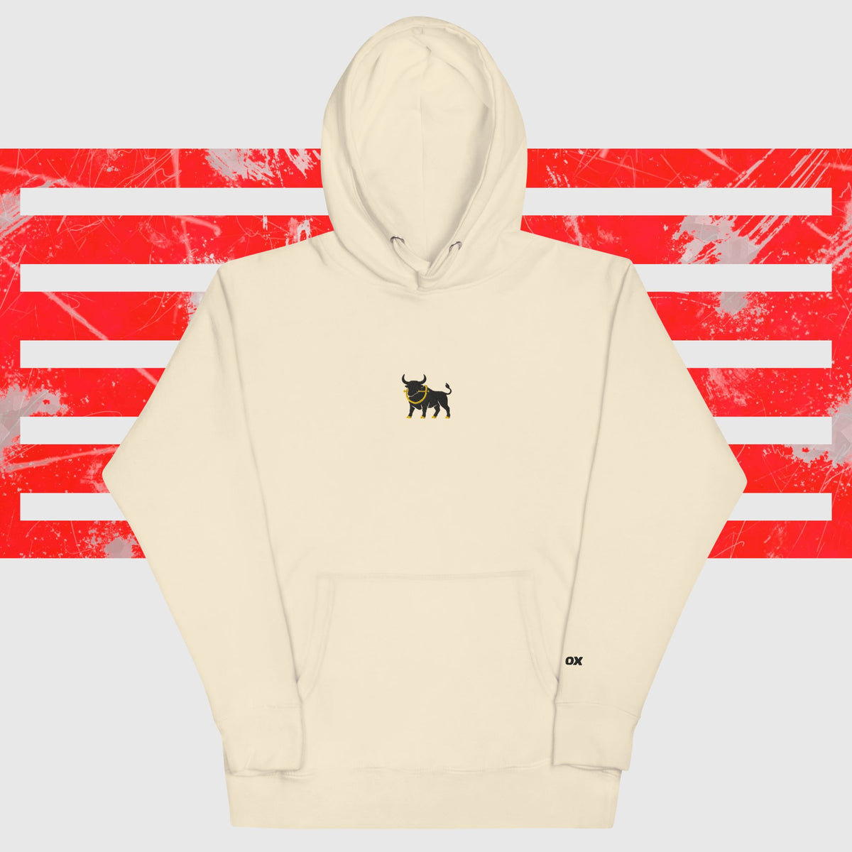 Big Ox Co. T-SHIRT Bone / S BIG OX HOODIE | Light Hood