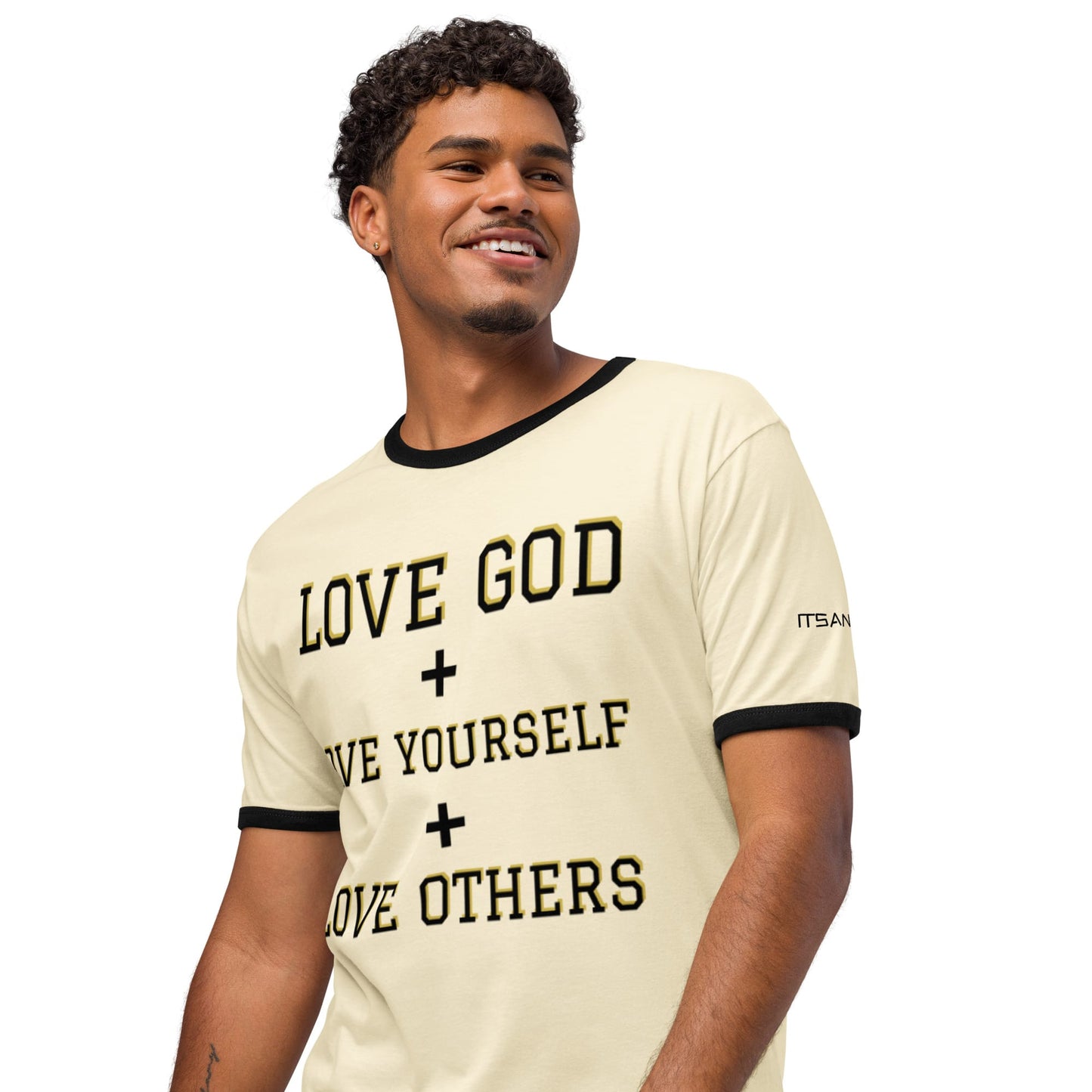 It's A Nelson T-SHIRT LOVE GOD | Unisex Ringer T-Shirt