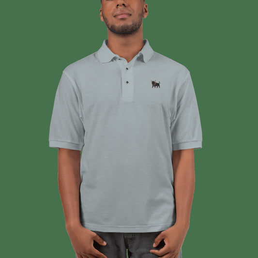 Big Ox Co. EMBROIDERY Cool Heather / S THE OX EVERYDAY POLO