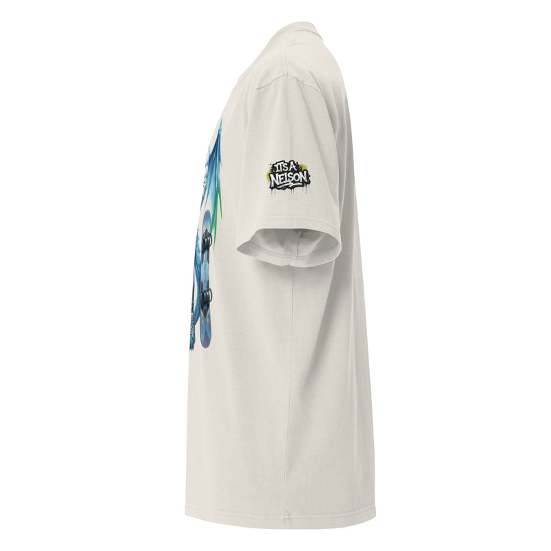 Big Ox Co. EMBROIDERY SNOW DRAGON | Streetwear Tee