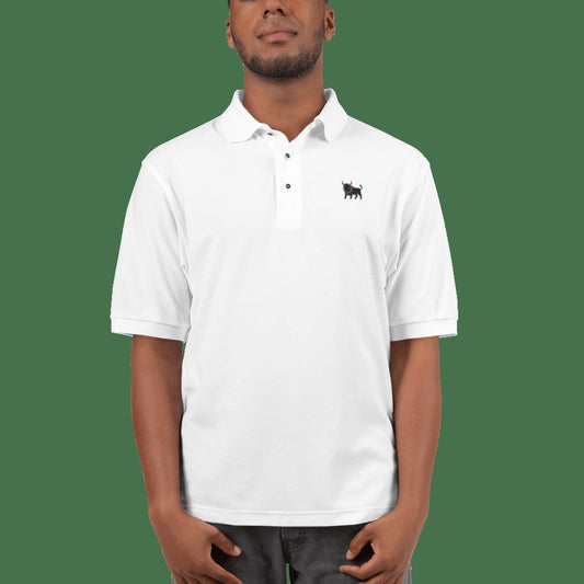 Big Ox Co. EMBROIDERY White / S THE OX EVERYDAY POLO
