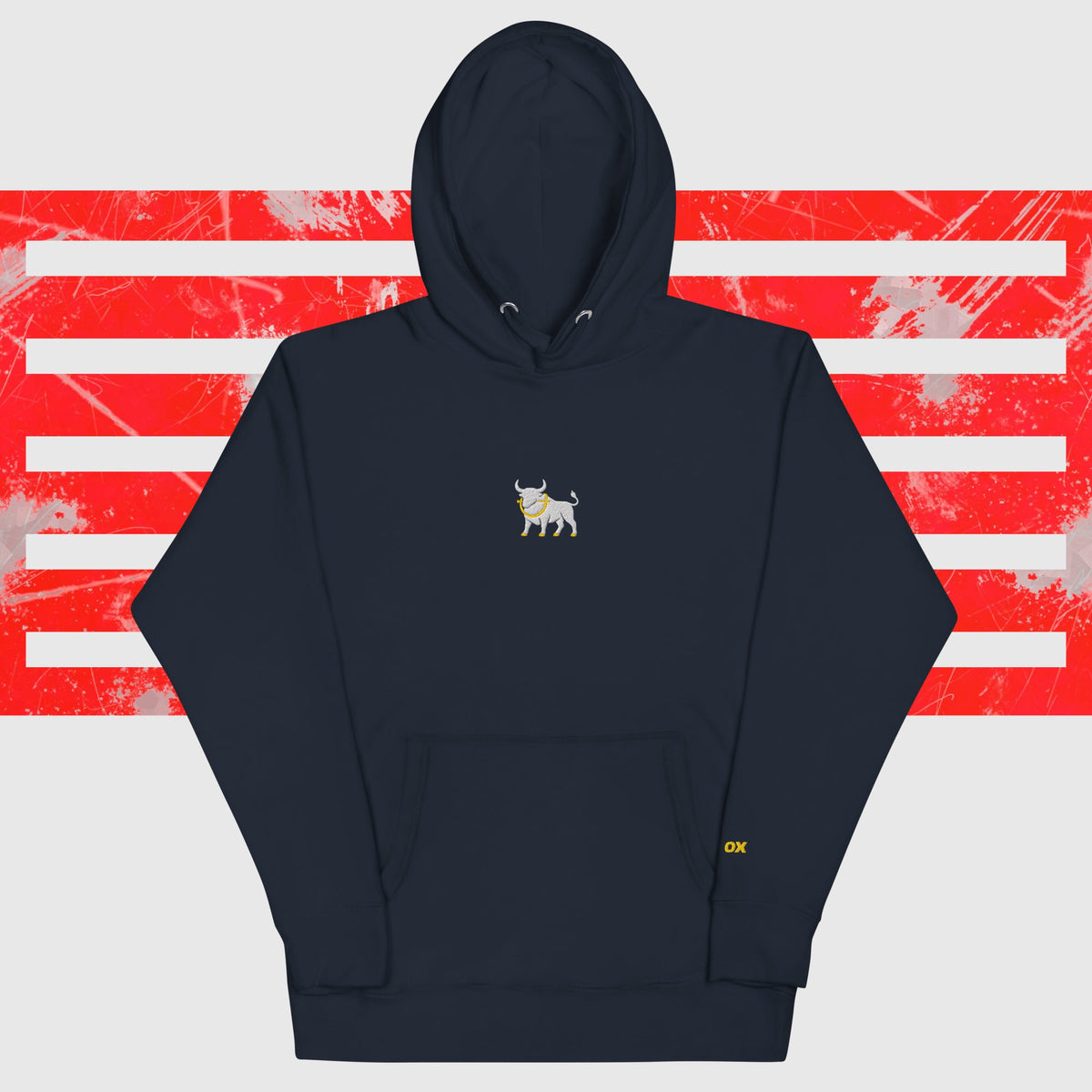 Big Ox Co. T-SHIRT Navy Blazer / S BIG OX HOODIE | Dark Premium Hoodie