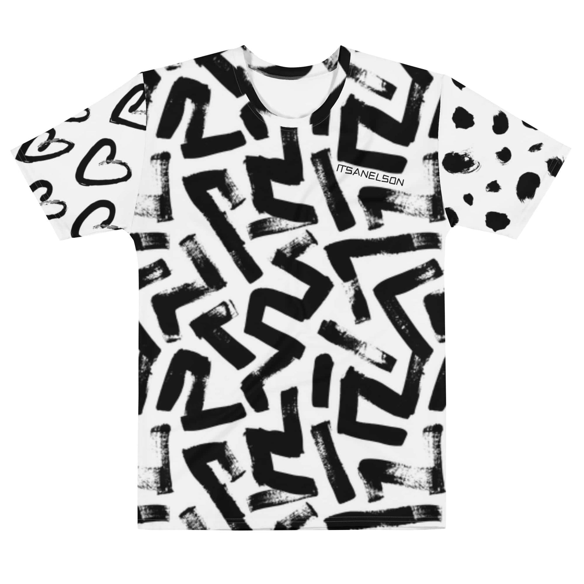It's A Nelson DIRECT-TO-FABRIC BLACK & WHITE | Graphic Men’s T-Shirt