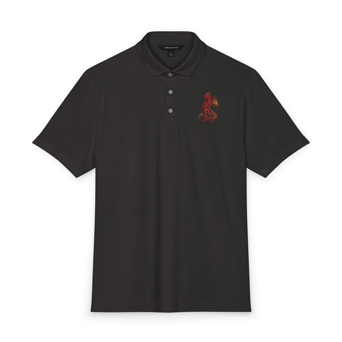 It's A Nelson EMBROIDERY S / Anchor Grey STREET DRAGON ENDURANCE POLO
