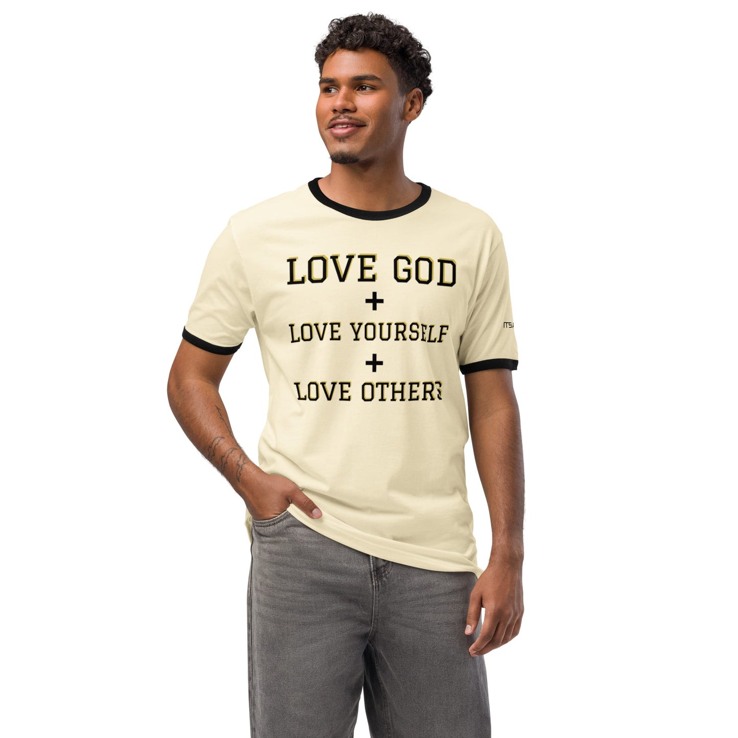 It's A Nelson T-SHIRT S LOVE GOD | Unisex Ringer T-Shirt